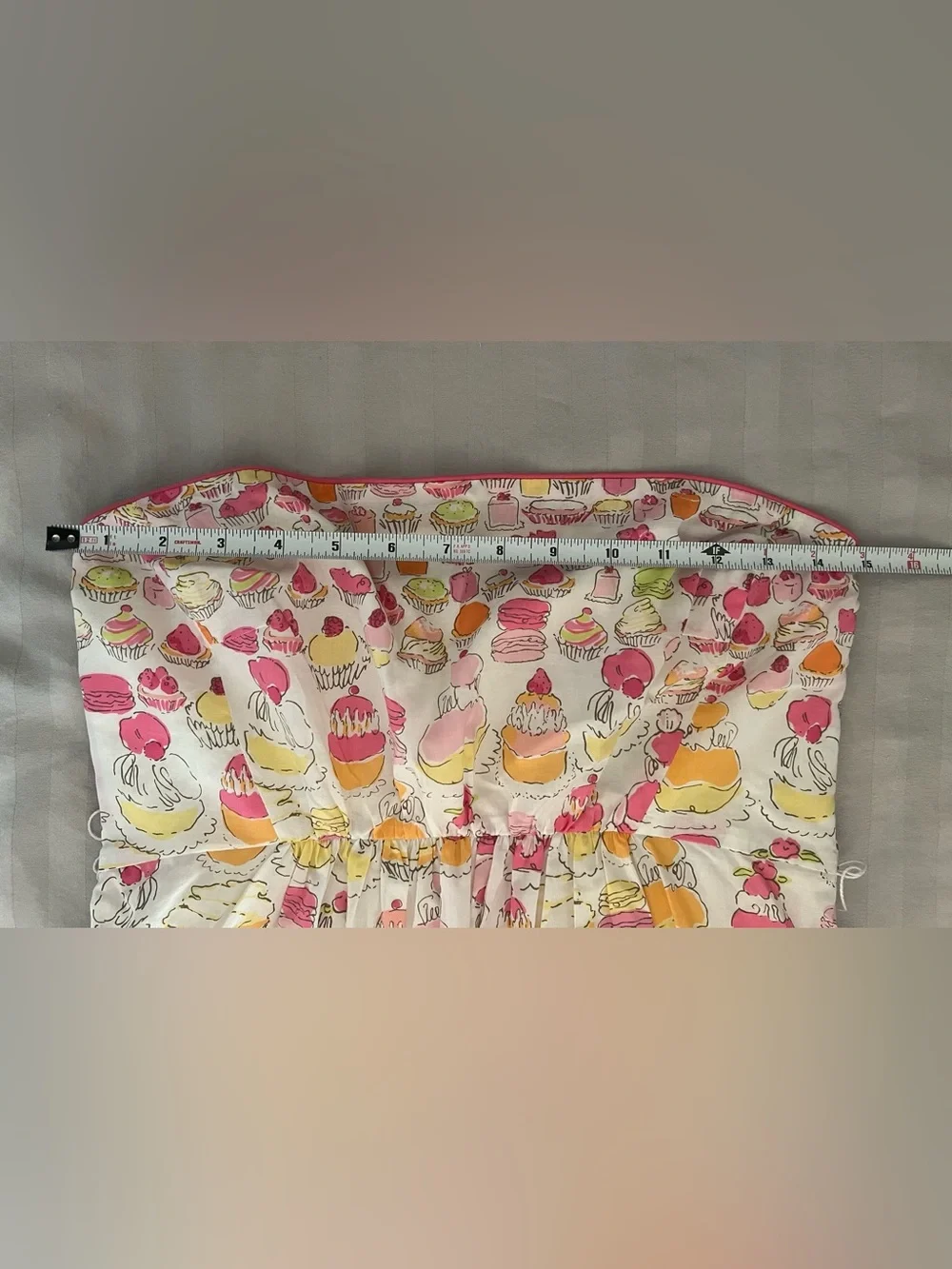 Lilly Pulitzer Let Them Eat Cake Wyatt Strapless Dress, size 6, NWT - Picture 11 of 14
